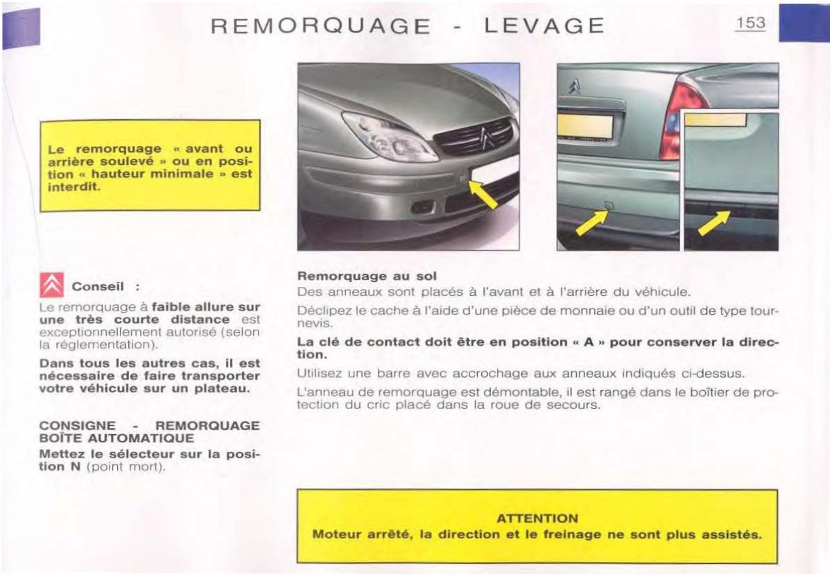 Citroen C5 FL I 1 manuel du proprietaire / page 155