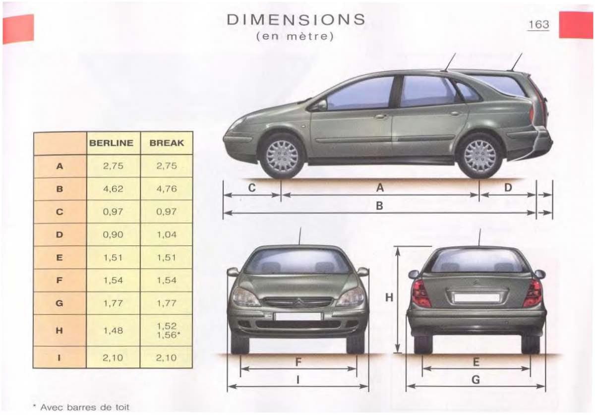 Citroen C5 FL I 1 manuel du proprietaire / page 165