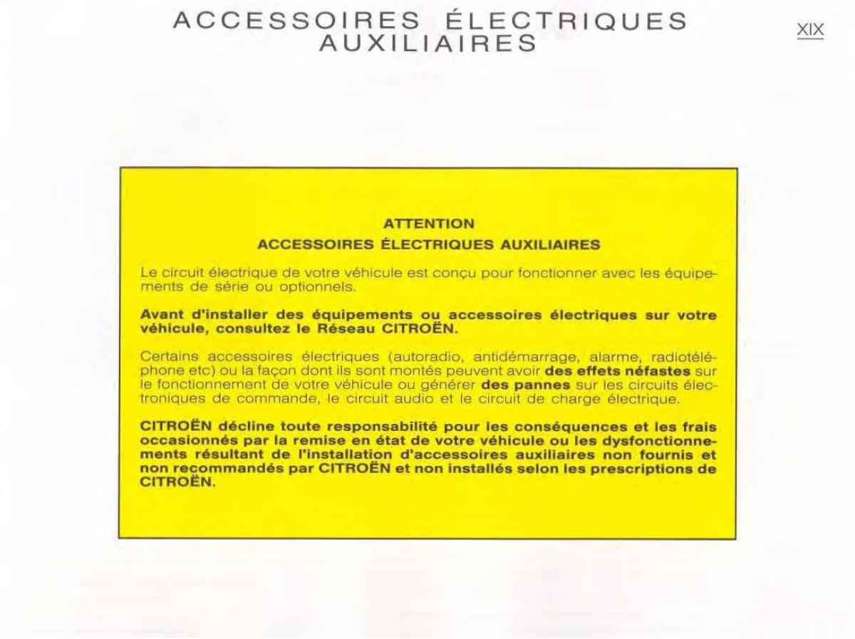 Citroen C5 FL I 1 manuel du proprietaire / page 189