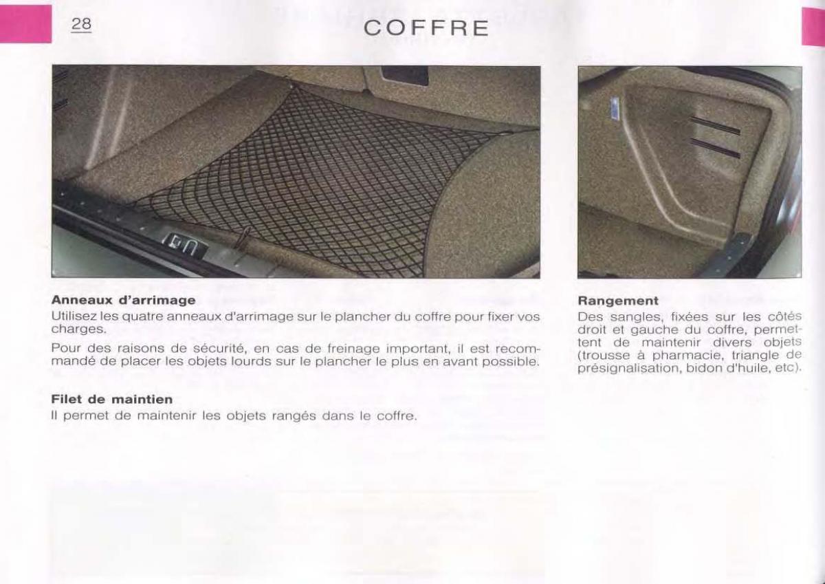 Citroen C5 FL I 1 manuel du proprietaire / page 30