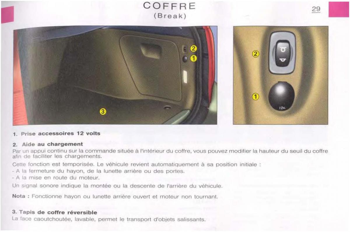 Citroen C5 FL I 1 manuel du proprietaire / page 31