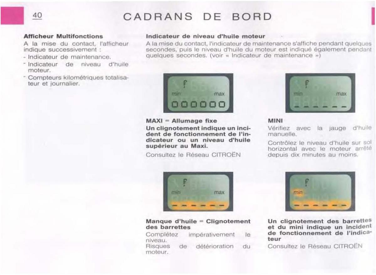 Citroen C5 FL I 1 manuel du proprietaire / page 42