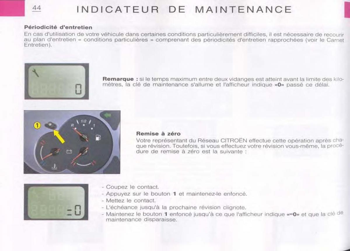 Citroen C5 FL I 1 manuel du proprietaire / page 46