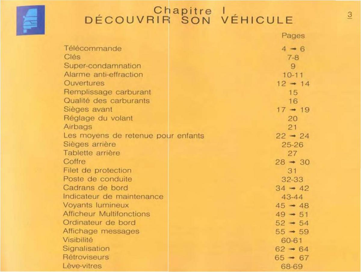 Citroen C5 FL I 1 manuel du proprietaire / page 5