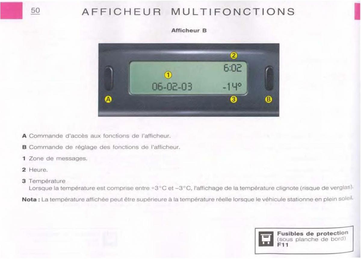 Citroen C5 FL I 1 manuel du proprietaire / page 52