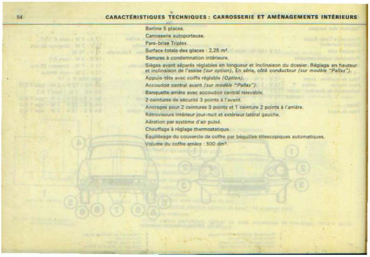 Citroen DS 21 manuel du proprietaire / page 56