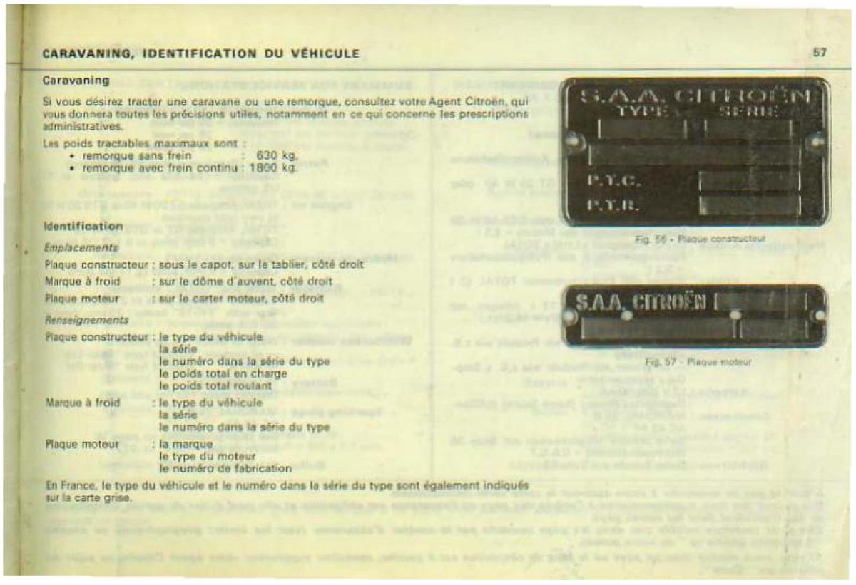 Citroen DS 21 manuel du proprietaire / page 59