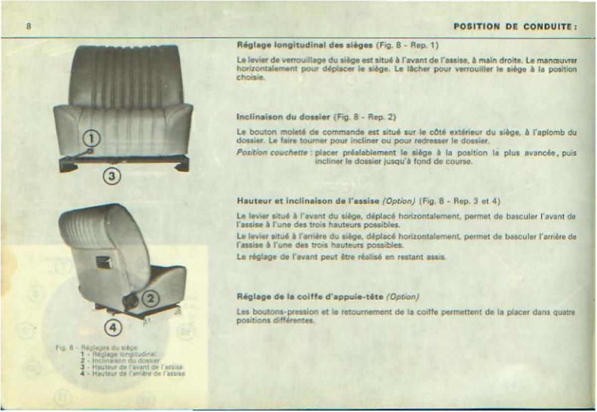 Citroen DS 21 manuel du proprietaire / page 10