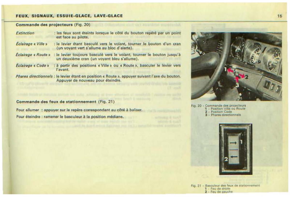 Citroen DS 21 manuel du proprietaire / page 17