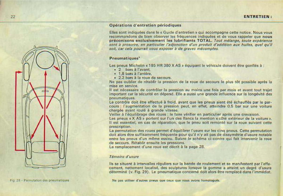 Citroen DS 21 manuel du proprietaire / page 24