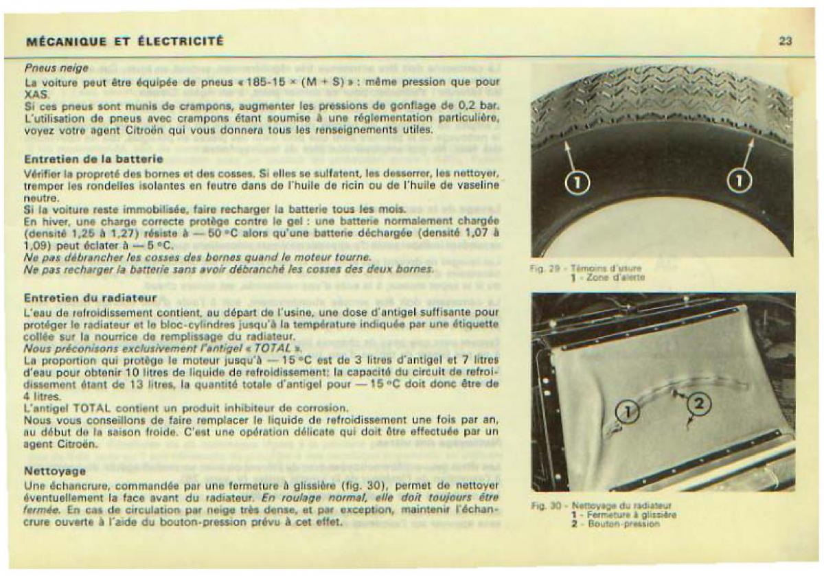 Citroen DS 21 manuel du proprietaire / page 25