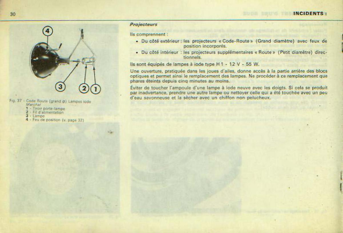 Citroen DS 21 manuel du proprietaire / page 32