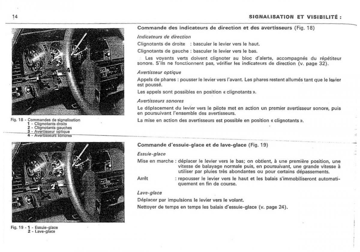 Citroen DS 23 manuel du proprietaire / page 16