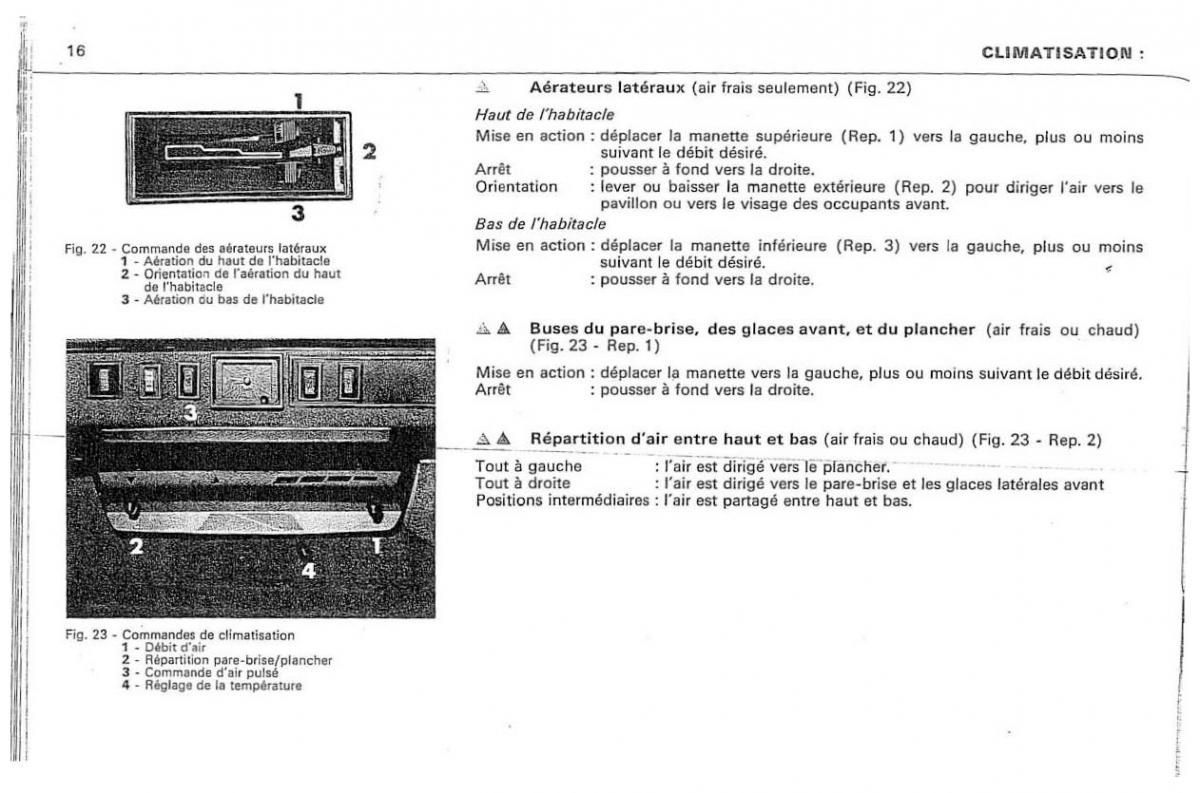 Citroen DS 23 manuel du proprietaire / page 18