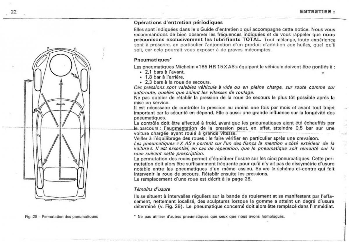 Citroen DS 23 manuel du proprietaire / page 24