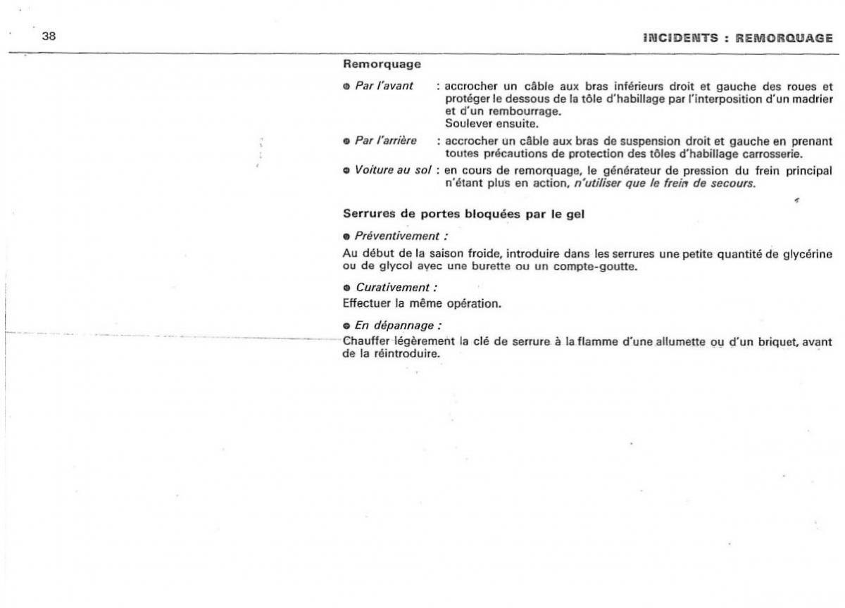 Citroen DS 23 manuel du proprietaire / page 40