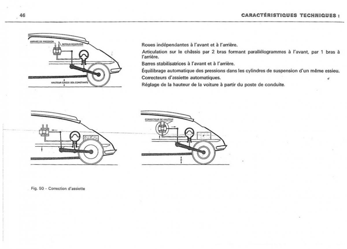 Citroen DS 23 manuel du proprietaire / page 48