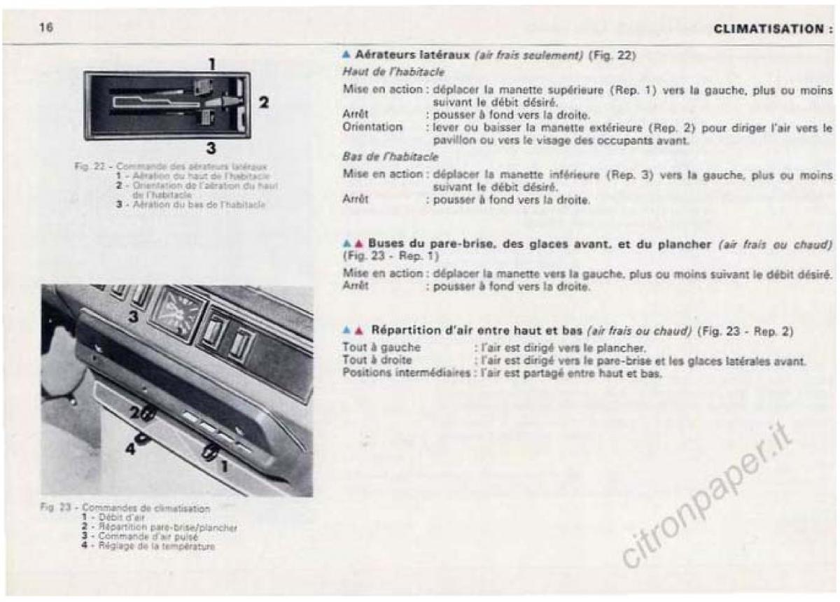 Citroen DS Berline manuel du proprietaire / page 18