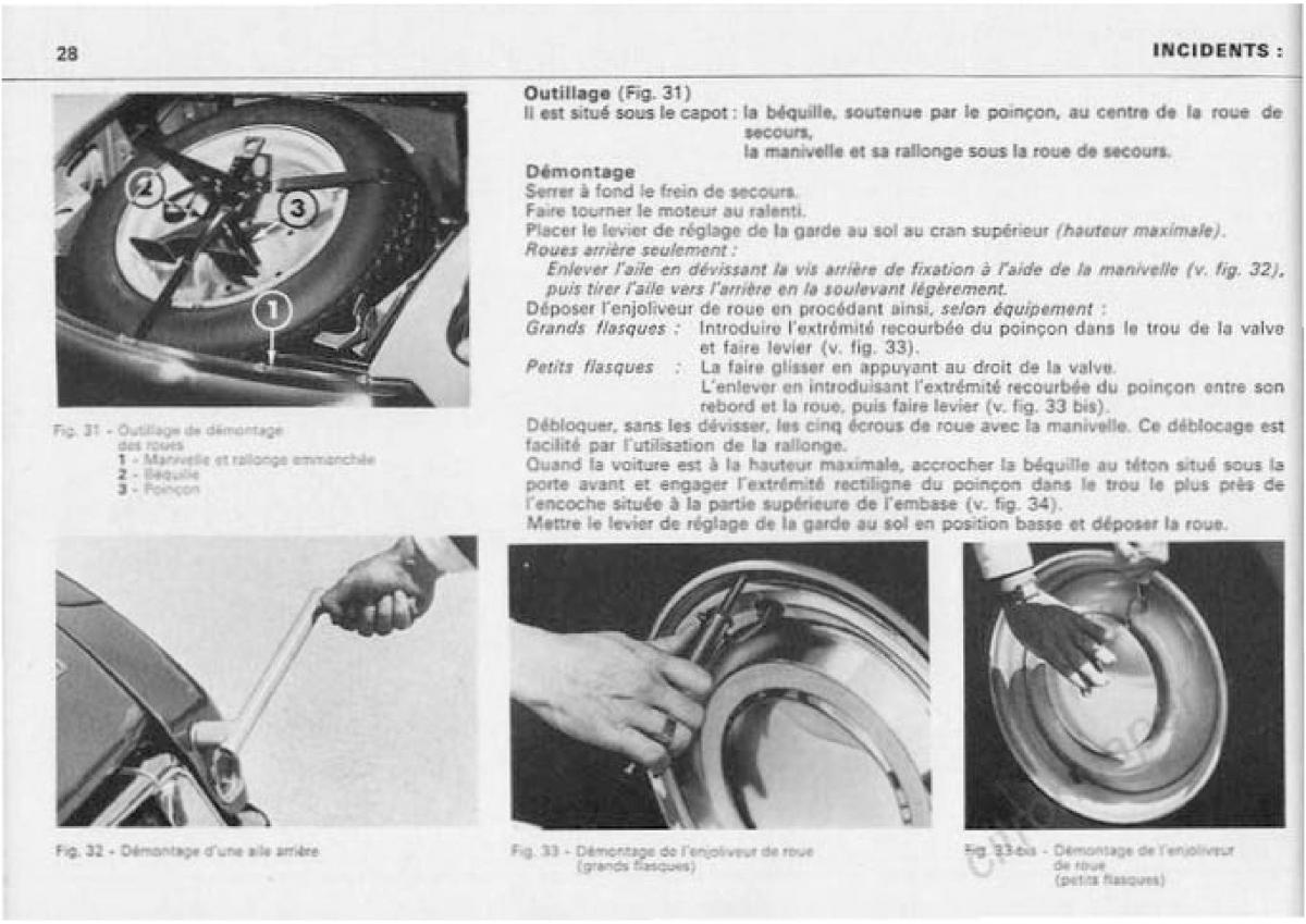 Citroen DS Berline manuel du proprietaire / page 30