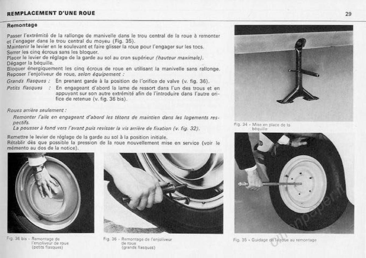 Citroen DS Berline manuel du proprietaire / page 31