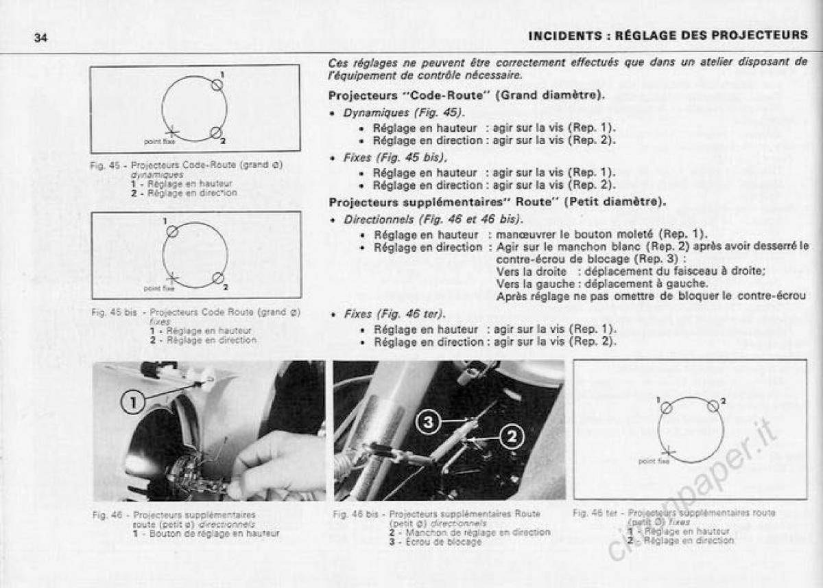 Citroen DS Berline manuel du proprietaire / page 36