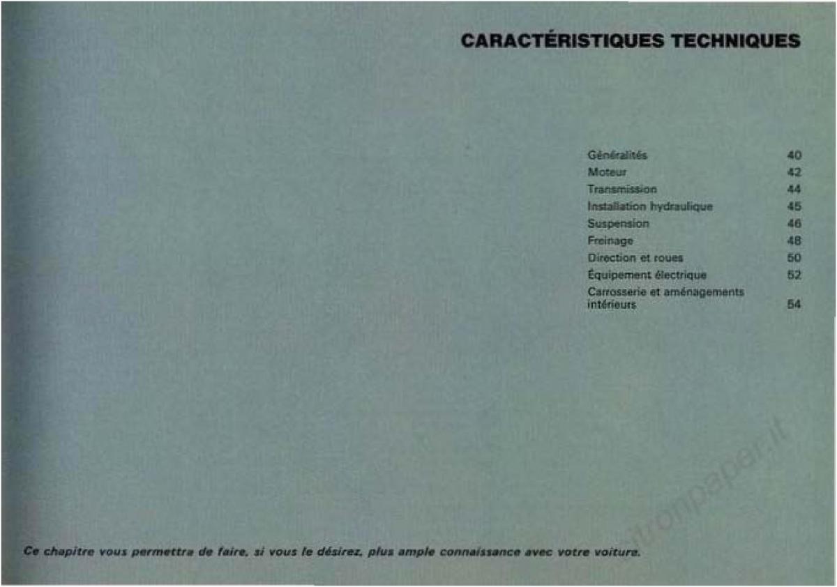 Citroen DS Berline manuel du proprietaire / page 41