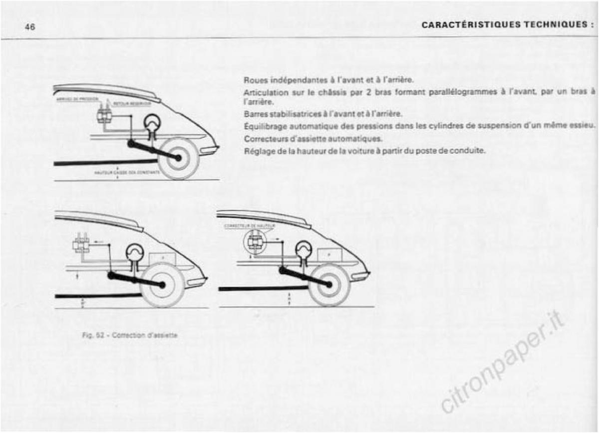 Citroen DS Berline manuel du proprietaire / page 48