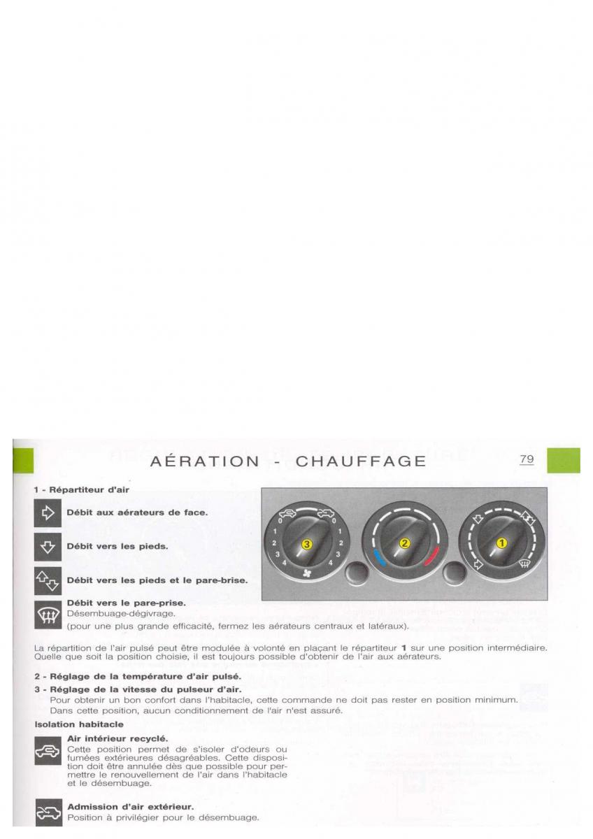 Citroen Xsara manuel du proprietaire / page 79