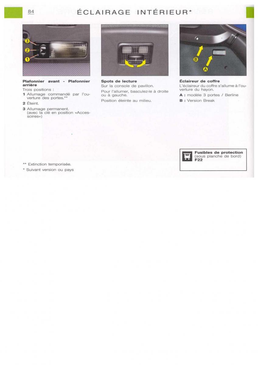 Citroen Xsara manuel du proprietaire / page 84