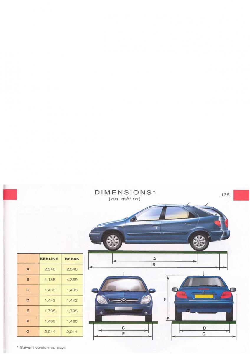 Citroen Xsara manuel du proprietaire / page 134