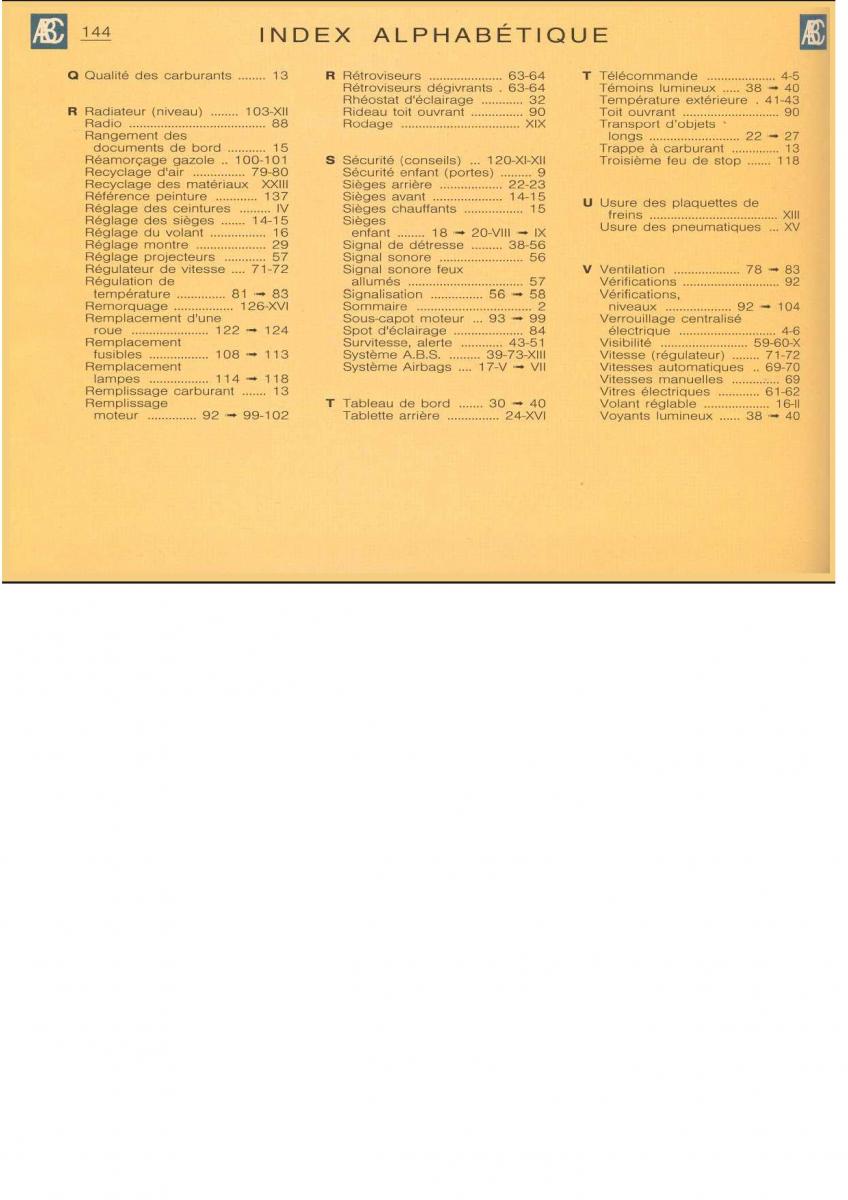 Citroen Xsara manuel du proprietaire / page 139