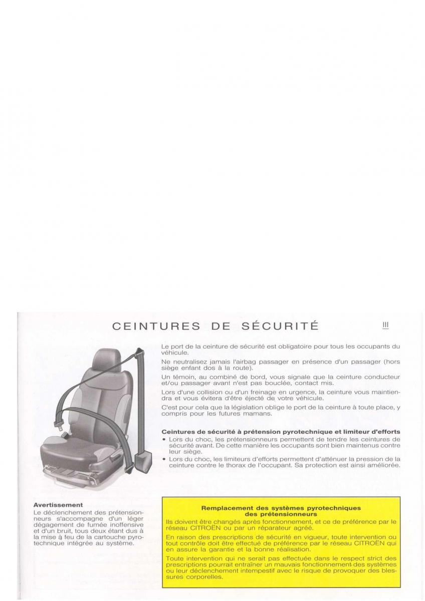 Citroen Xsara manuel du proprietaire / page 142