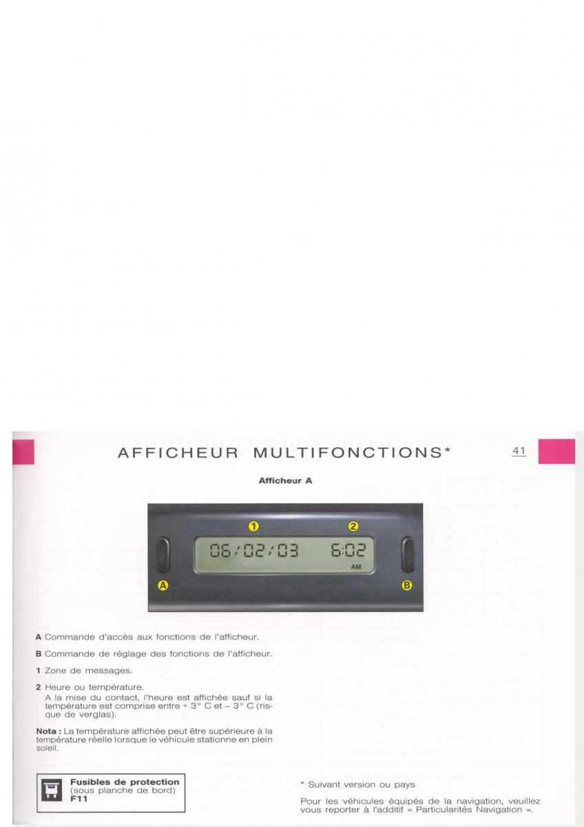 Citroen Xsara manuel du proprietaire / page 42