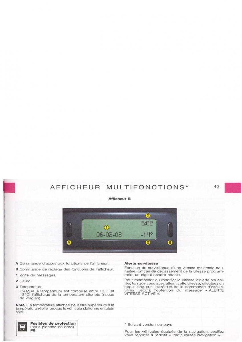 Citroen Xsara manuel du proprietaire / page 44