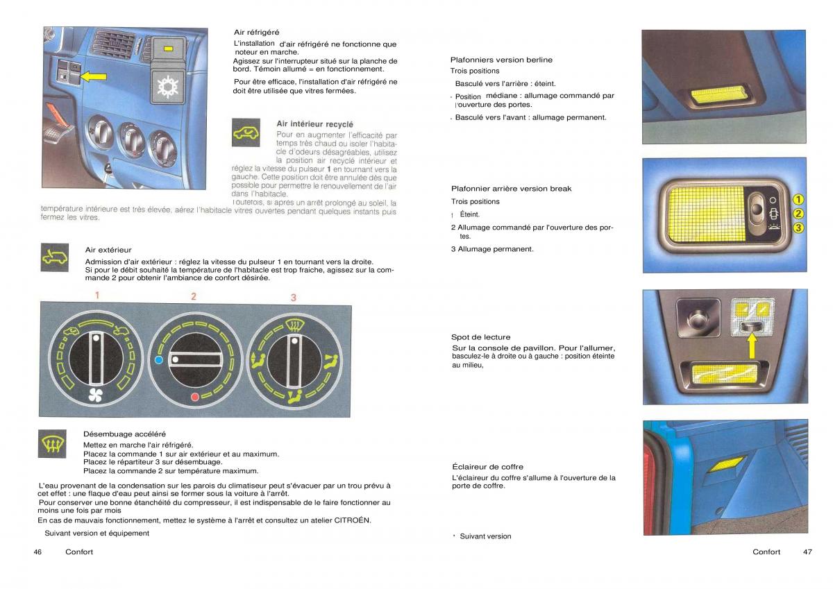 Citroen ZX manuel du proprietaire / page 25