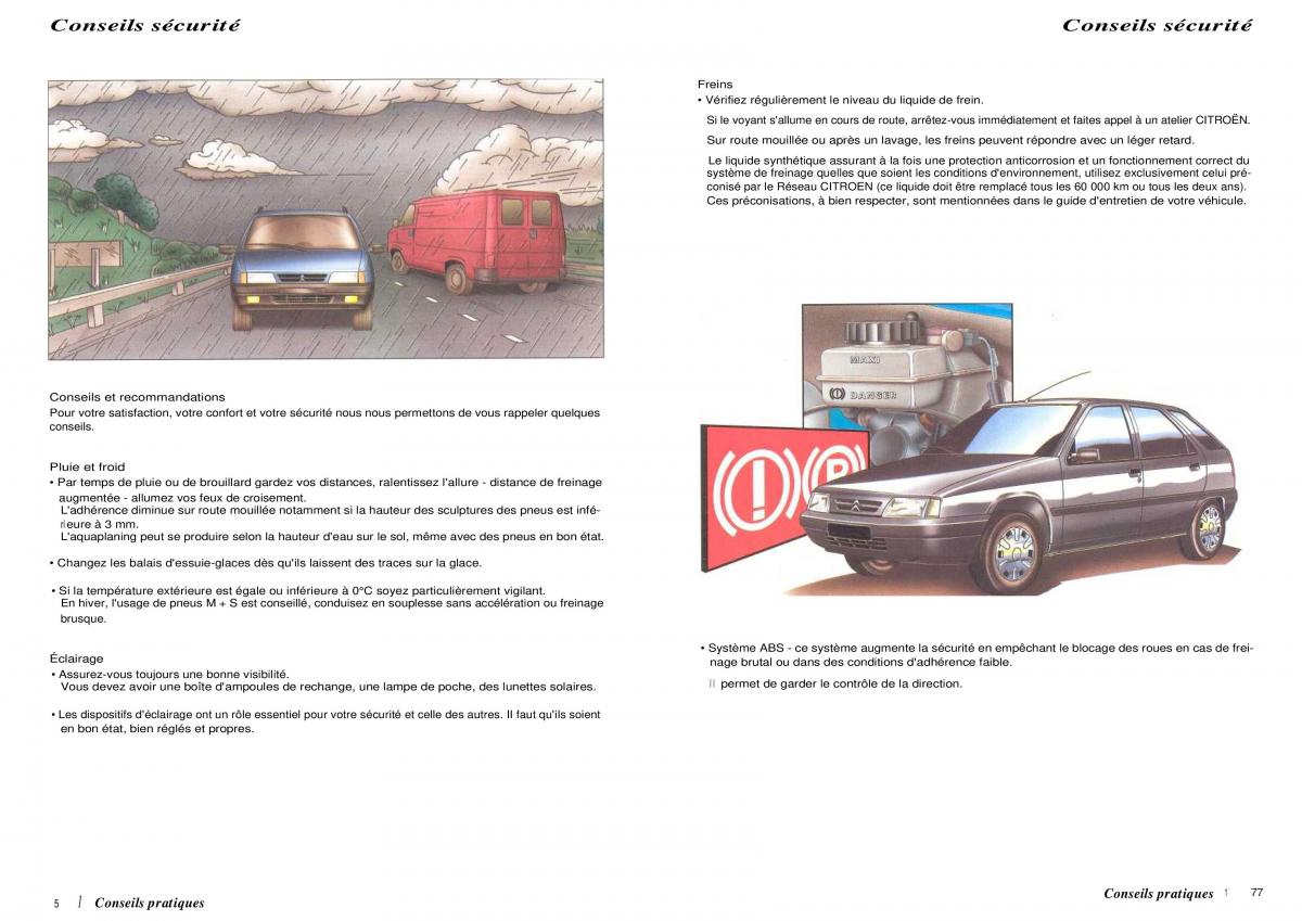 Citroen ZX manuel du proprietaire / page 40