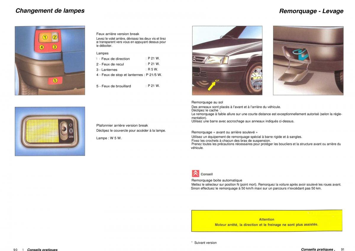 Citroen ZX manuel du proprietaire / page 47