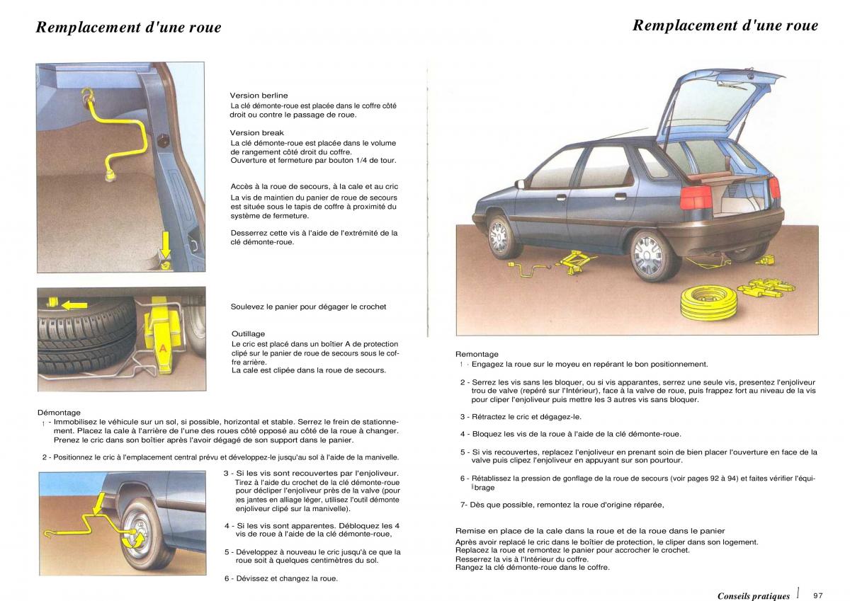 Citroen ZX manuel du proprietaire / page 50