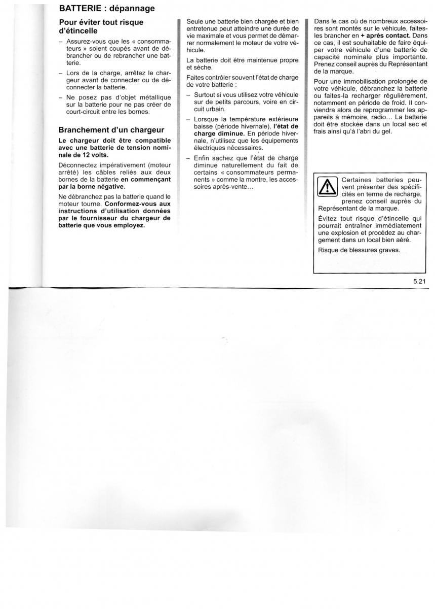 Dacia Logan I 1 MCV manuel du proprietaire / page 107