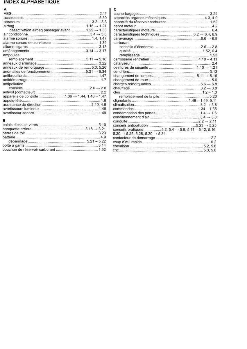 Dacia Logan I 1 MCV manuel du proprietaire / page 2