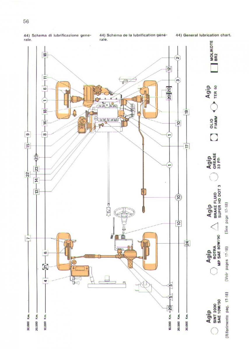 Ferrari Mondial Quattrovalvole manuel du proprietaire / page 55