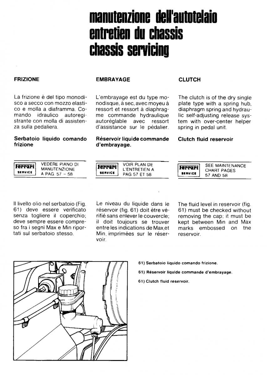 Ferrari Mondial Quattrovalvole manuel du proprietaire / page 77