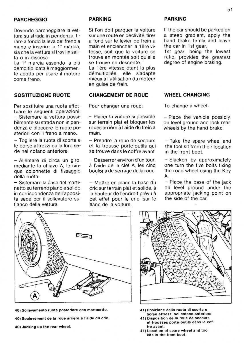 Ferrari Mondial Quattrovalvole manuel du proprietaire / page 50