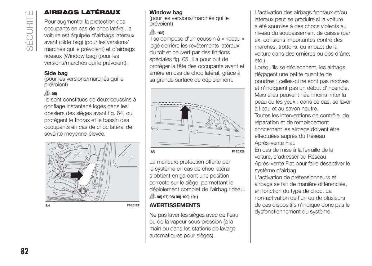 Fiat Punto III 3 manuel du proprietaire / page 84