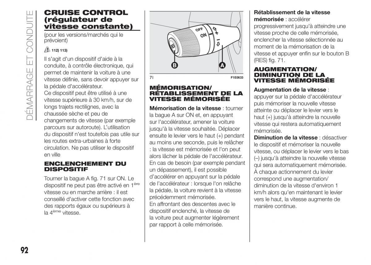 Fiat Punto III 3 manuel du proprietaire / page 94