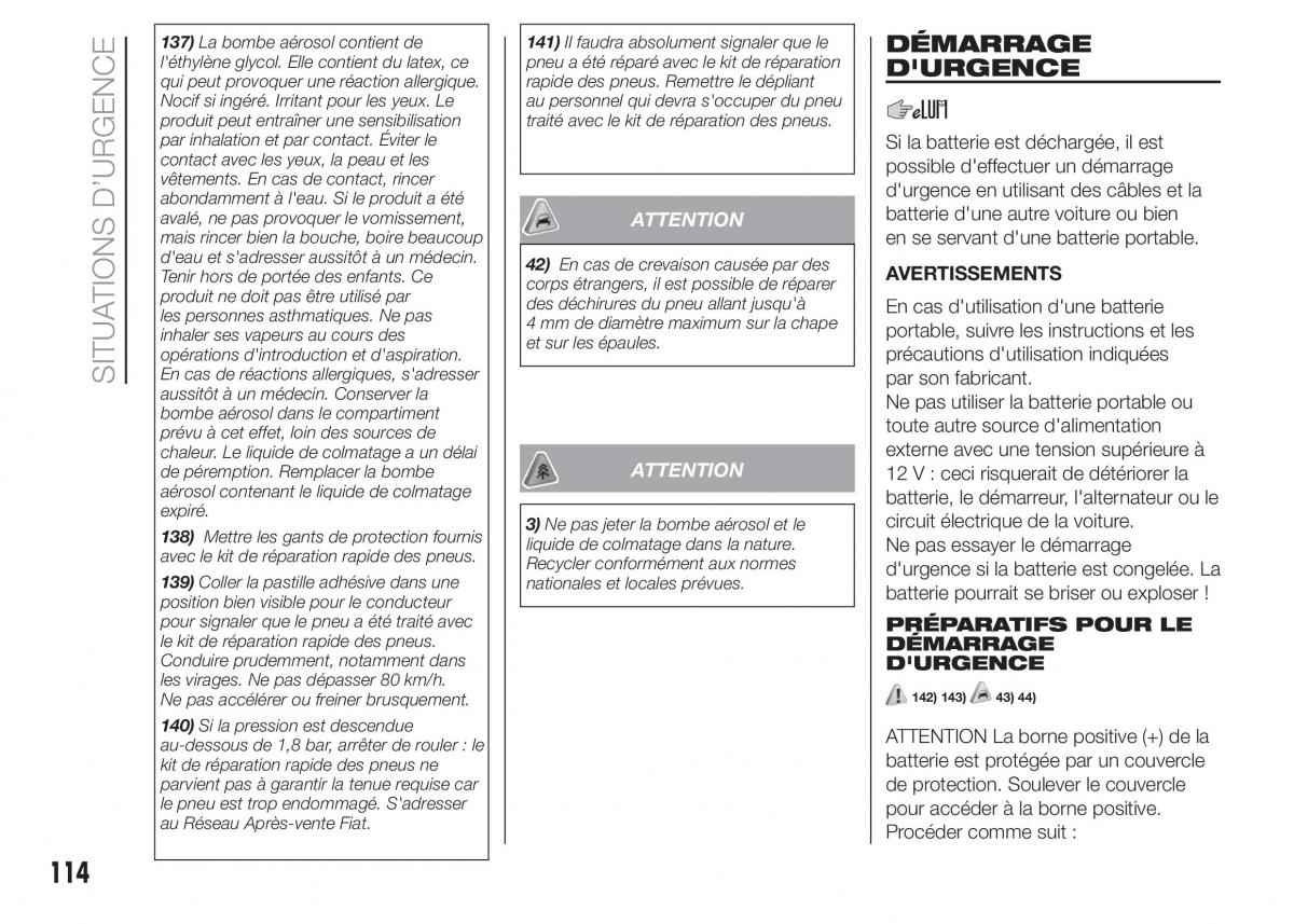 Fiat Punto III 3 manuel du proprietaire / page 116