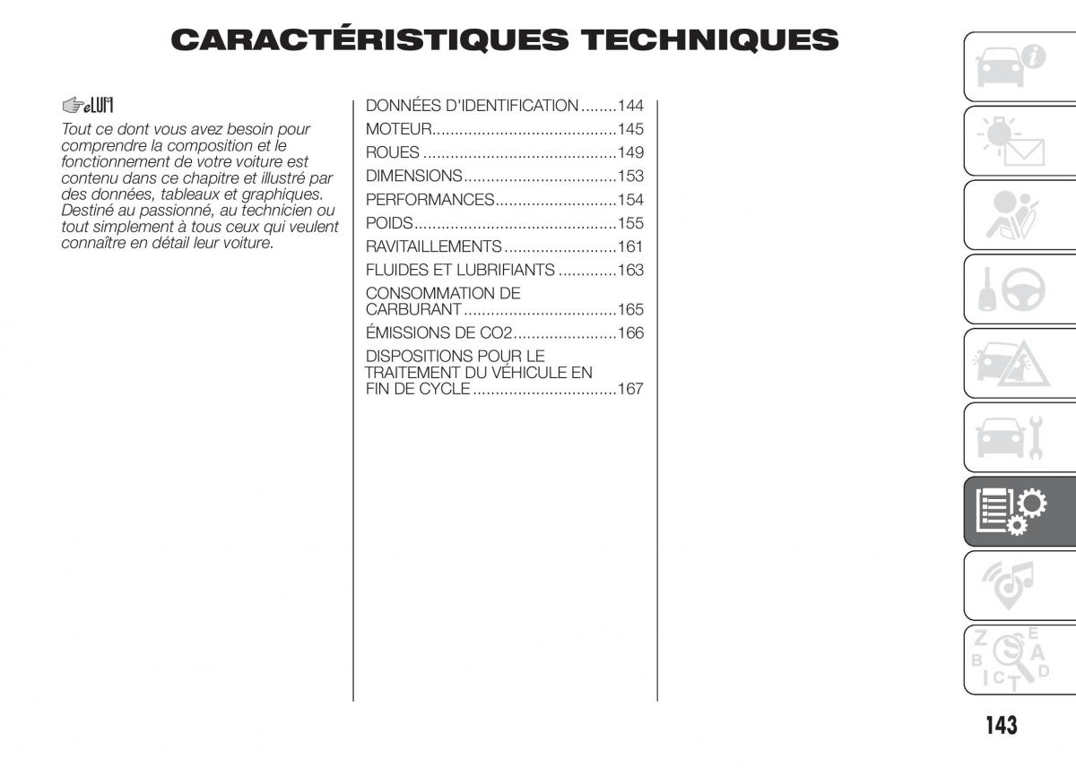 Fiat Punto III 3 manuel du proprietaire / page 145