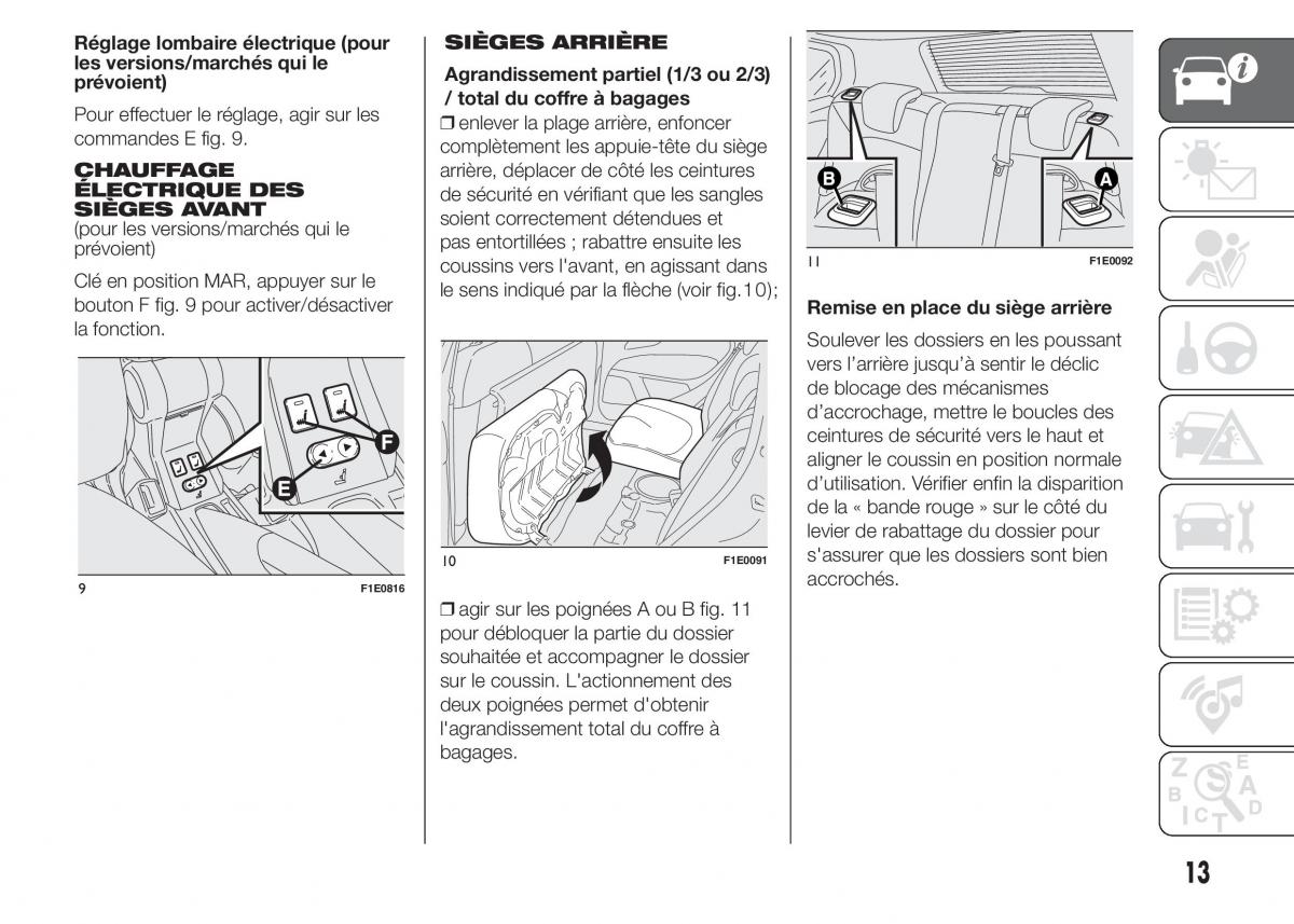 Fiat Punto III 3 manuel du proprietaire / page 15