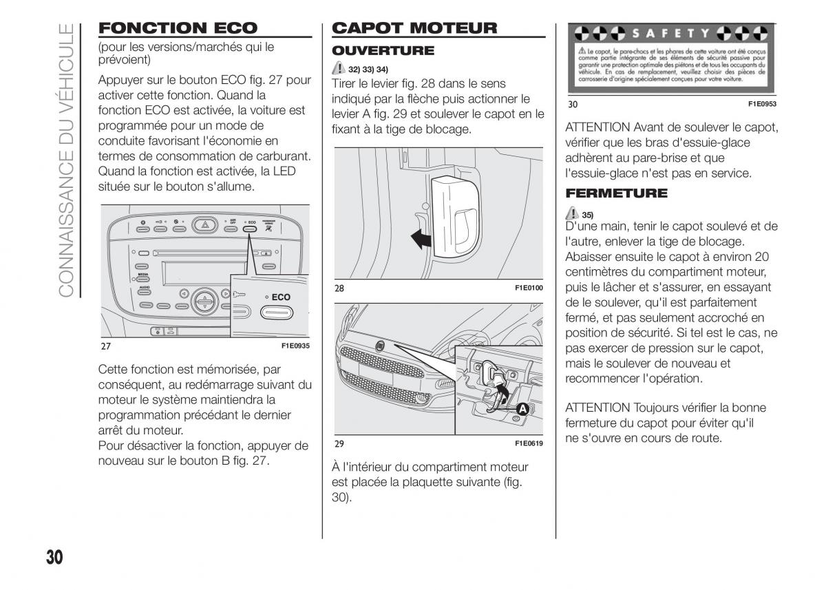 Fiat Punto III 3 manuel du proprietaire / page 32