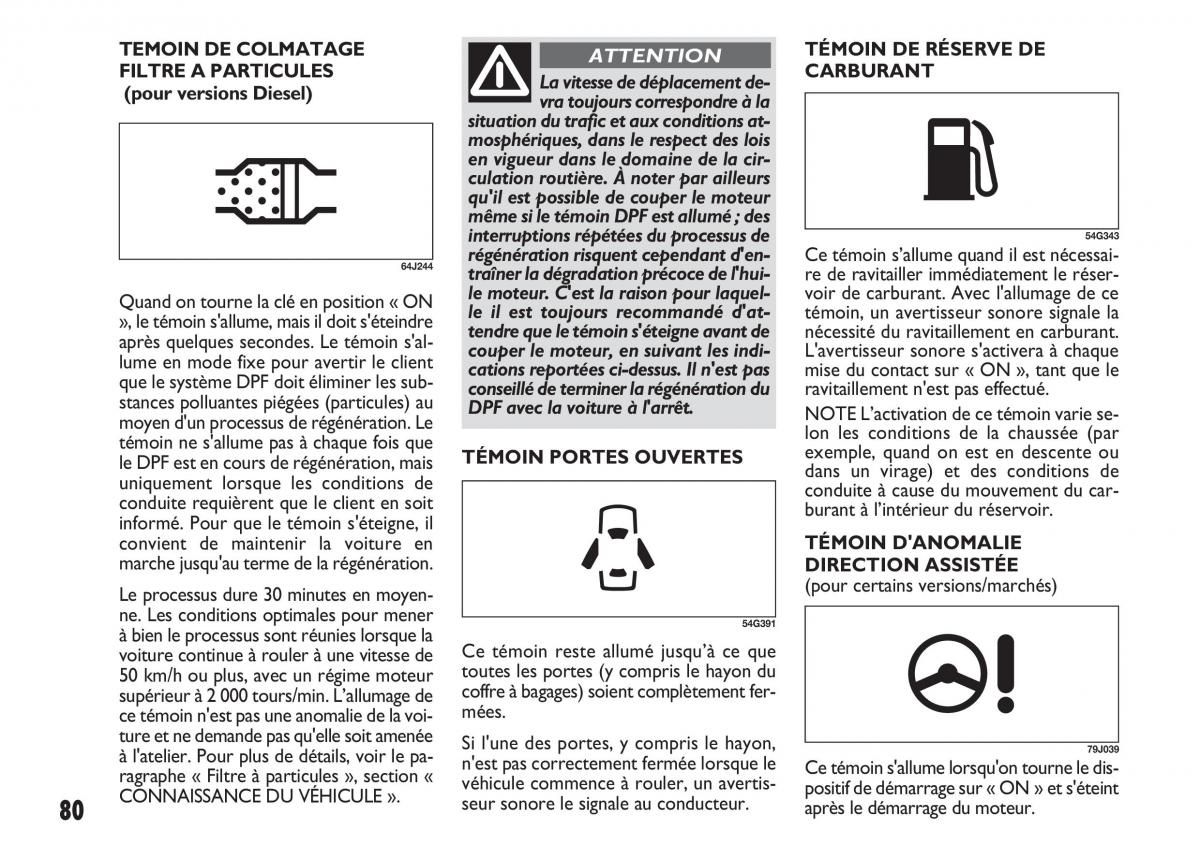 Fiat Sedici manuel du proprietaire / page 81